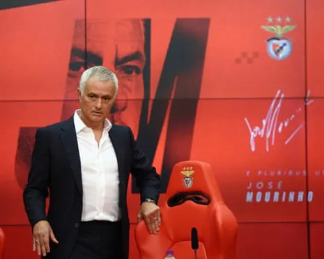 José Mourinho Named as Benfica's Managerial Coach Through 2027