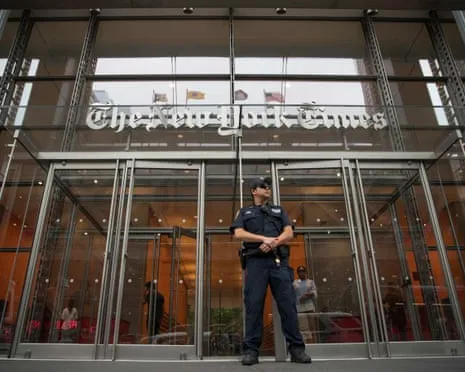 Trump Claims New York Times of Serving as Democrats Propaganda Arm in Defamation Case