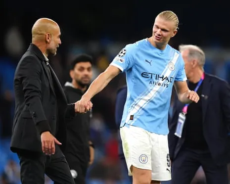 Erling Haaland Joins Elite UCL Half-Century Group, Hailed by Guardiola as CR7 and Messi's Peer