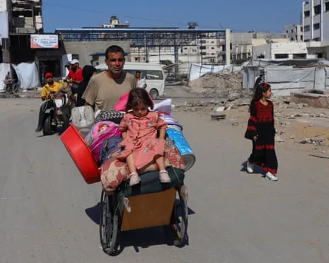 Escaping from Destruction to Peril: Gaza City Inhabitants Confront Impossible Choice