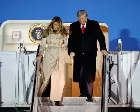 President Trump Preparing to Meet the King while Demonstrators Convene in Windsor and London