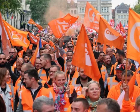 Countrywide Protest Demonstrations Witnesses Vast Numbers Taking to the Streets Throughout France